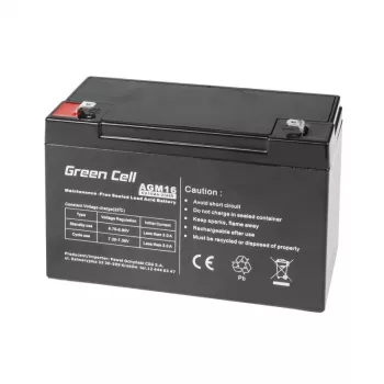 UPS-akku suljettu lyijy-happo Green Cell AGM16