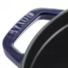 Staub 24 cm pyöreä valurautapata tummansininen