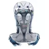 Vauvan kantoreppu Deuter Kid Comfort Pro, sininen, polyamidi, max. 22 kg, aurinkosuoja, sivutasku