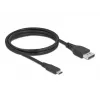 USB Type-C - DisplayPort -kaapeli DeLOCK 86040 8K 60 Hz 1,5 m