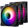 Kotelotuuletin PHANTEKS M25G2-140 D-RGB Reverse Blade 140mm 3 kpl:n pakkaus musta