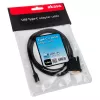 Akasa USB Type-C - DVI -sovitinkaapeli, musta (AK-CBCA10-18BK)