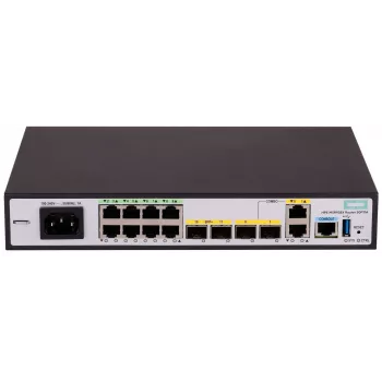 Hewlett Packard Enterprise HPE FlexNetwork MSR958X - reititin 8-porttikytkin - 1GbE - WAN-portit: 6 - Wi-Fi - rack-asennettava (S0P11A)