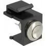 Kaapeliliitin Keystone DeLOCK 86402 LED musta ruostumaton teräs