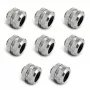 XSPC liitin G1/4 14mm hardtube, kromi - 8 kpl