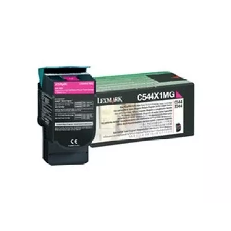 Lexmark C544X1MG värikasetti malleihin C544/C546/X544/X546/X548, magenta, 4000 sivua