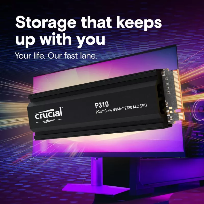 SSD-asema Crucial 1 TB M.2 PCI Express 4.0 NVMe P310