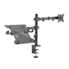 SBOX LCD-LM01-2 -näytön seinäteline 13–27 tuuman näytöille, enintään 12 kg, VESA 100x100