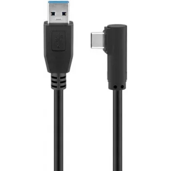 Microconnect USB3.1CA1A USB-kaapeli USB 3.2 Gen 1 (3.1 Gen 1) 1 m USB A USB C musta