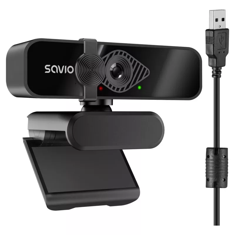 Savio CAK-06-verkkokamera 3840 x 2160 pikseliä USB musta
