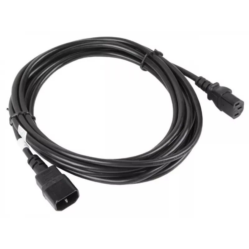 Lanberg C13-C14 VDE, 5 m kaapeli virtajakaja (ca-c13e-11cc-0050-bk)