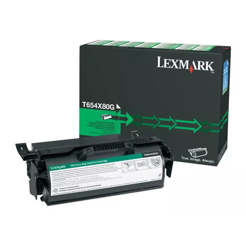 Värikasetti Lexmark T654X80G 36K PGS musta