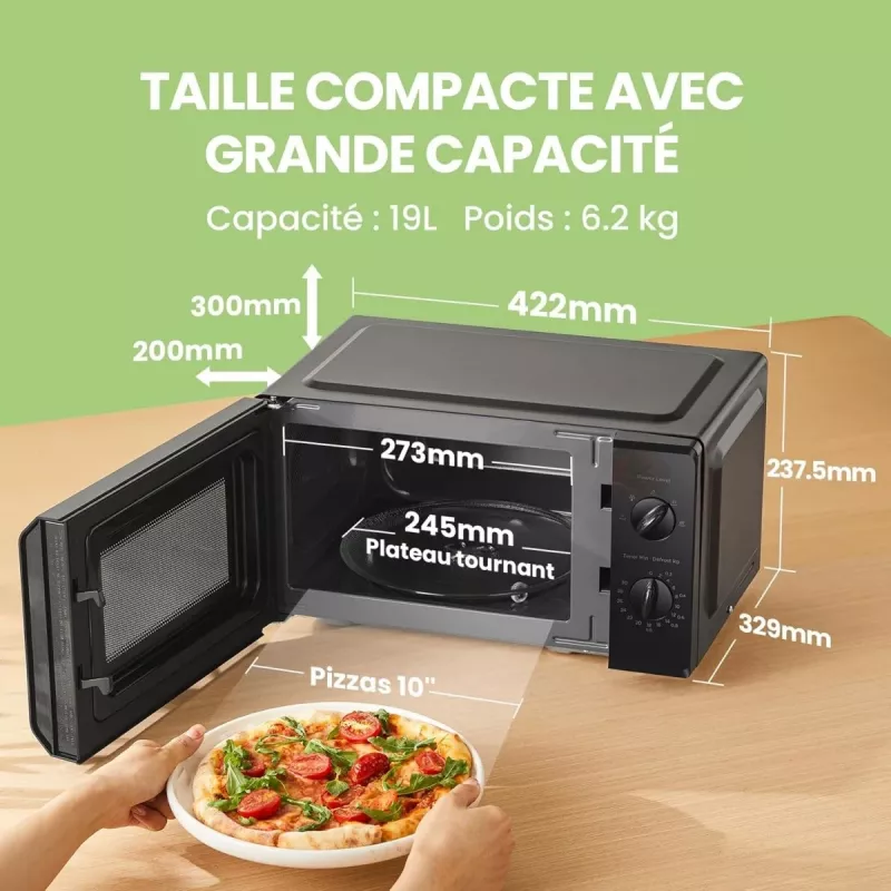 Toshiba MM2EM20PF mikroaaltouuni peilipinta musta