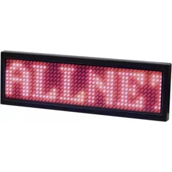 ALLNET elektroninen ohjelmoitava sarjanumerokilpi - punainen (ALLNTAGRv2)