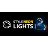 Koristeellinen neonvalo MANTA SNL90MT Style Neon Lights — astronautti raketissa