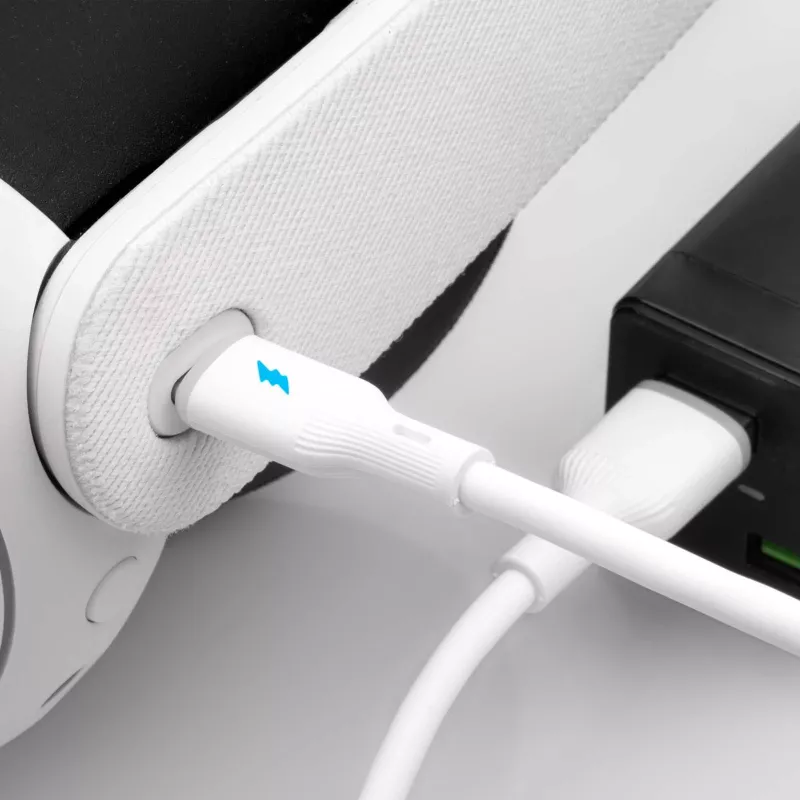 Akyga AK-USB-59 USB-A (M) - USB-C (M) -kaapeli, USB 2.0, 1 m, silikoni