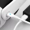 Akyga AK-USB-60 USB-A (M) - USB-C (M) -kaapeli, USB 2.0, 1,8 m, silikoni