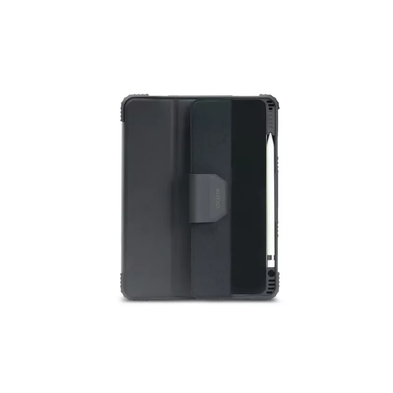 DICOTA Folio Case - läppäkansi tabletille - polykarbonaatti, termoplastinen polyuretaani (TPU), kierrätetty polyeteeni - musta - 10.9 - Apple 10.
