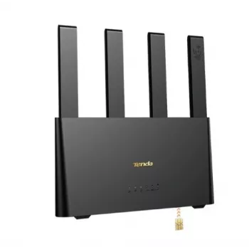 Reititin TENDA 4G08 4G LTE Wi‑Fi Dual‑Band 2,4/5 GHz, 4 sisäänrakennettua antennia, 2 LAN-porttia, jopa 867/300 Mbit/s