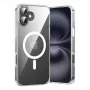 Suojakotelo Vention KUGT0-20 iPhone 16 Plus -puhelimeen, läpinäkyvä, MagSafe-yhteensopiva