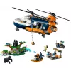 LEGO City 60437 viidakkotutkijahelikopteri tukikohdassa