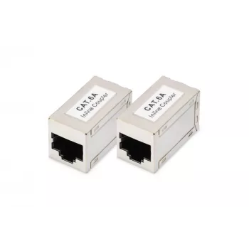 Digitus CAT 6A modulaariset liittimet suojatut 2 kpl RJ-45 kultakontaktit