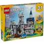 Rakennuslelu LEGO Creator 3-in-1 keskiaikainen ritarilinna sarja 31168 — 1371 osaa, 6 minifiguuria, 9 vuodesta alkaen