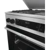 Gorenje GKS6C71XF vapaasti seisova liesi ja uuni hopea