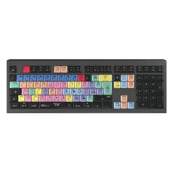 Logickeyboard Adobe Premiere Pro CC Astra 2 näppäimistö yleisnäppäimistö USB QWERTZ saksa harmaa