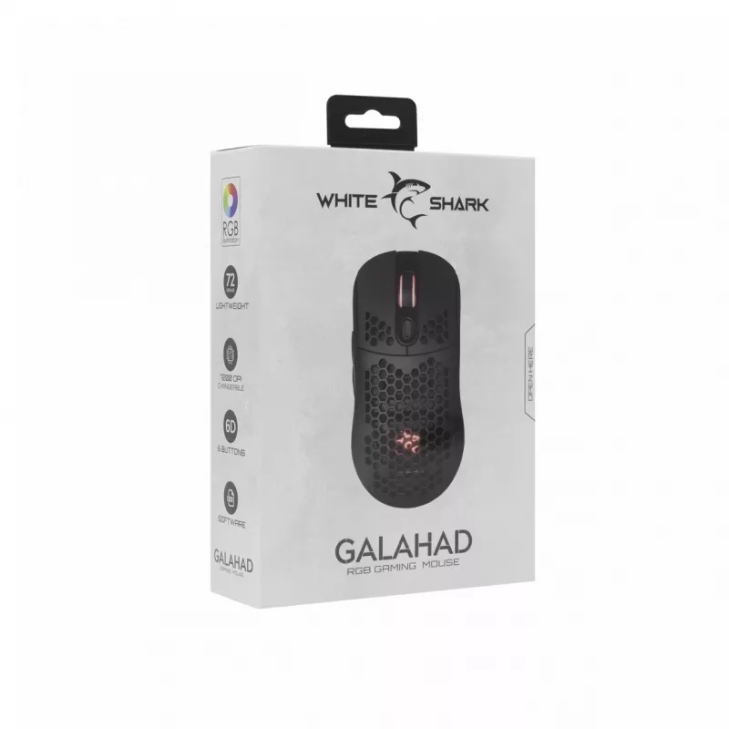 White Shark GM-5007 GALAHAD-B pelihiiri musta