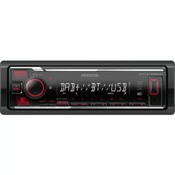 Elektronik KMM-BT408DAB, musta, 1 DIN, 88 W, 4.0 kanavaa, 50 W, 20 - 20000 Hz