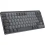 Logitech MX Mechanical Mini 920-010782 langaton valaistu näppäimistö, naksahtavat kytkimet, RF-langaton + Bluetooth LE, US International QWERTY, grafiitti