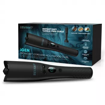 Revamp CL-2750-EU2 iGEN Cordless Progloss Hollywood Curl automaattinen kiharrin kääntötoiminnolla
