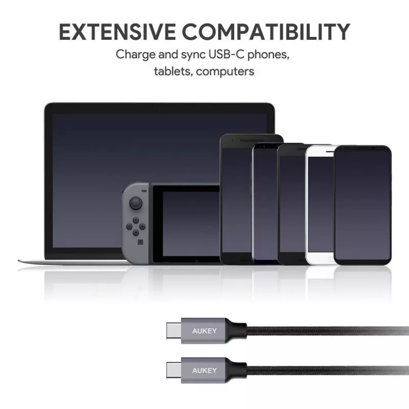 CB-CD6 Ultrafast Braided Quick Charge USB-C - USB-C 2 m