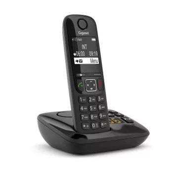 Gigaset AS690A analoginen/DECT-puhelin numerotunnistuksella musta