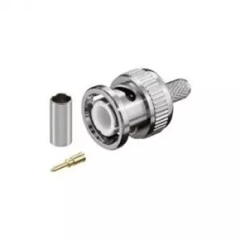 Goobay 11333 BNC-puristusliitin RG 58/U -kaapelille, kultakärki