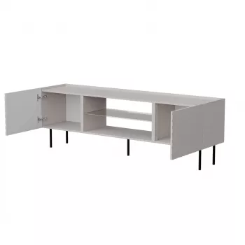 Cama EF LUCCA TV-taso 180x40x59 cashmere