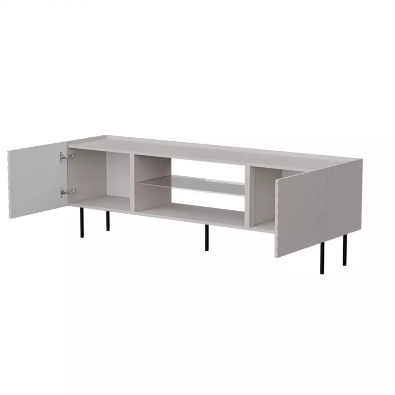 Cama EF LUCCA TV-taso 180x40x59 cashmere