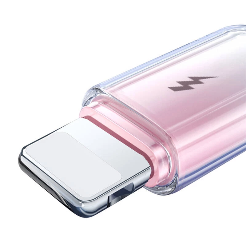 USB-A–Lightning-kaapeli Joyroom S-A42 3A 1,2 m valkoinen