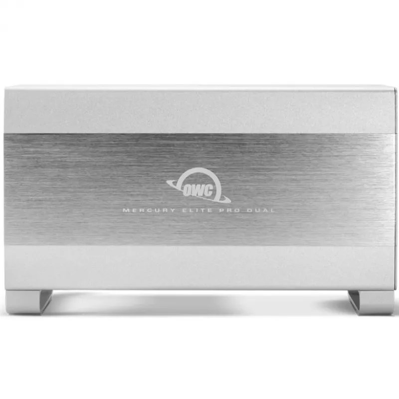OWC Mercury Elite Pro Dual valkoinen – ulkoinen kotelo 2× 3,5
