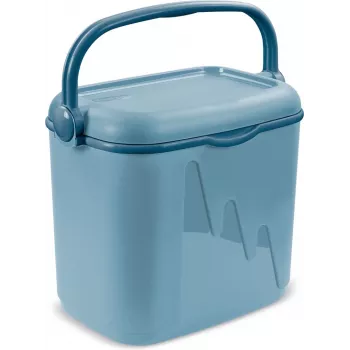 Kannettava 20L Curver Tourist -kylmälaukku 262277 sininen — 20 L matkakylmälaukku polypropeenia kantokahvalla, 396×265×428 mm, 1,8 kg