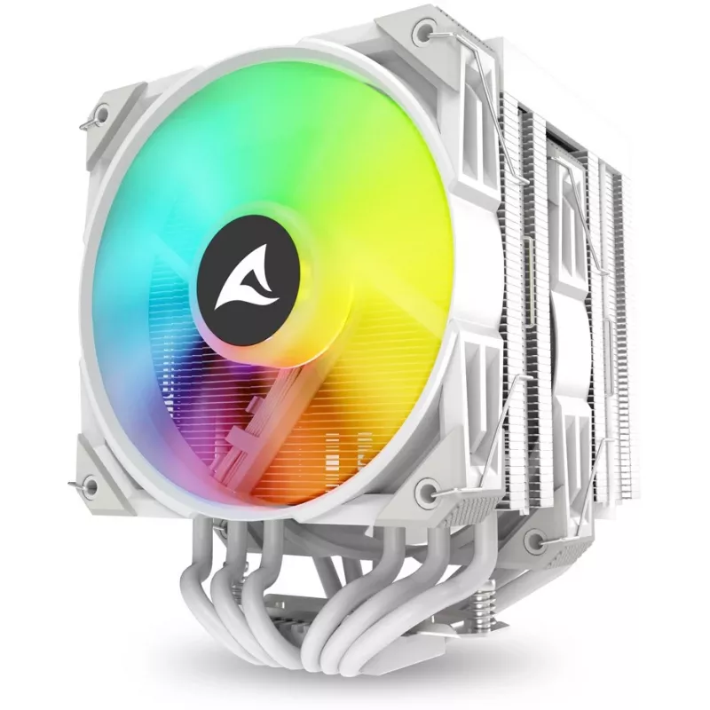 Sharkoon A60 RGB White -ilmanjäähdytin