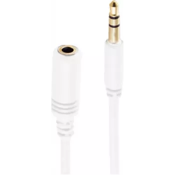 Audiokaapeli ShiverPeaks BS33100 1,8 m 3,5 mm valkoinen