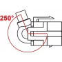 Keystone-moduuli USB 5 Gbit/s Type-A-naaras 250° Type-A-uros 0,5 m kaapeli DELOCK
