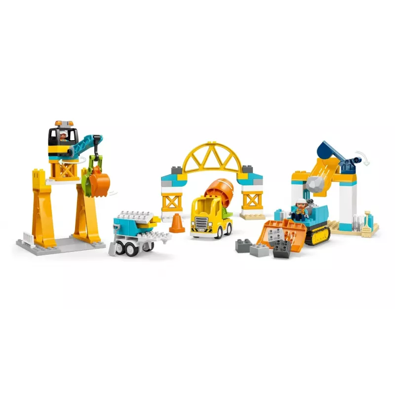 LEGO DUPLO 10476 3-in-1 Rakennustyömaa ja ajoneuvot