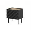 Yöpöytä Cama ONDA 50x40x54 cm musta MDF/lastulevy 2 kpl:n sarja