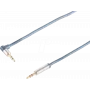 shiverpeaks sp-PROFESSIONAL audiokaapeli 3 m 2 x 3,5 mm sininen - kromi (SP30823)