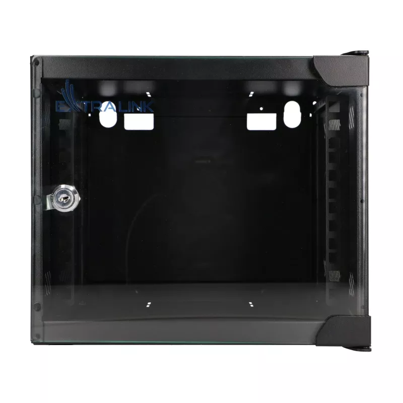 EXTRALINK LITE 4U 10 280X310 seinäasennettava räkkikaappi musta
