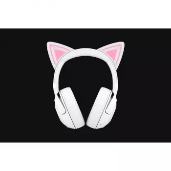 Langattomat pelikuulokkeet Razer Kraken Kitty V2 BT valkoinen Bluetooth, THX Spatial Audio, RGB-valaistus