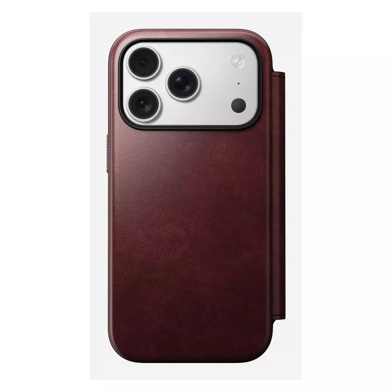 Nomad Modern Leather Folio -puhelinkotelo Apple iPhone 17 Pro, 6,3